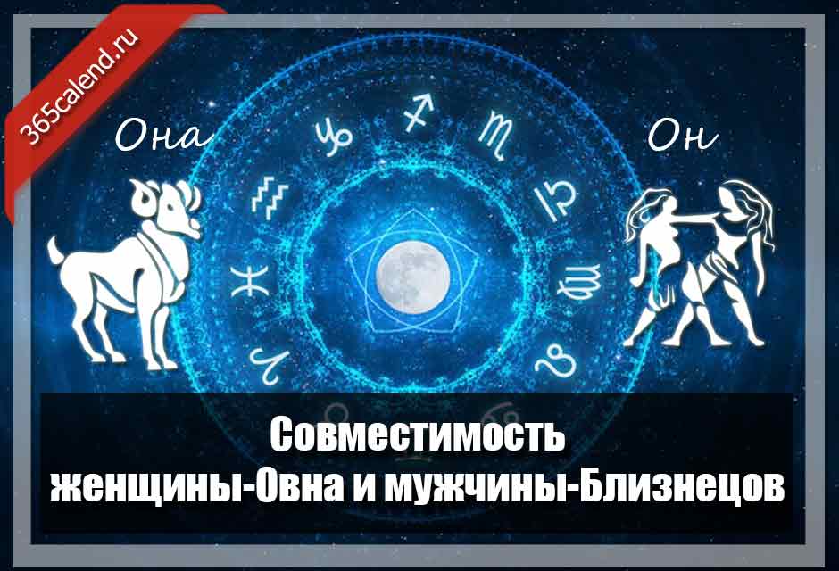 Совместимость женщины-Овна и мужчины-Близнецов в любви ибраке